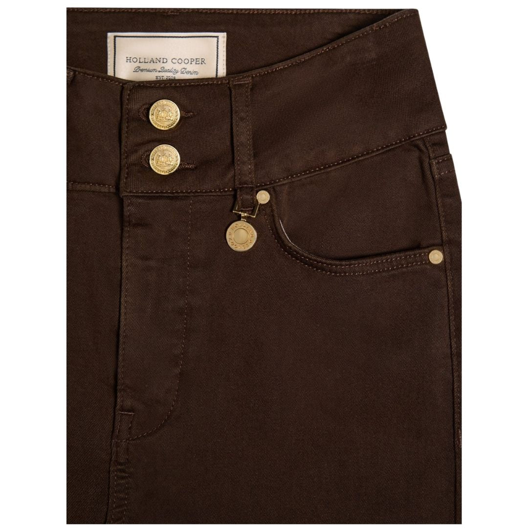 High Rise Flared Womens Jean