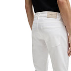 Slim-Fit Jeans In White Cashmere-Touch Denim-50514321
