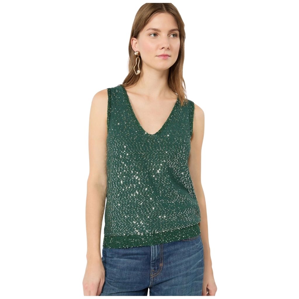 Milord Sequin Detail Womens Sleeveless Top 2625366171600
