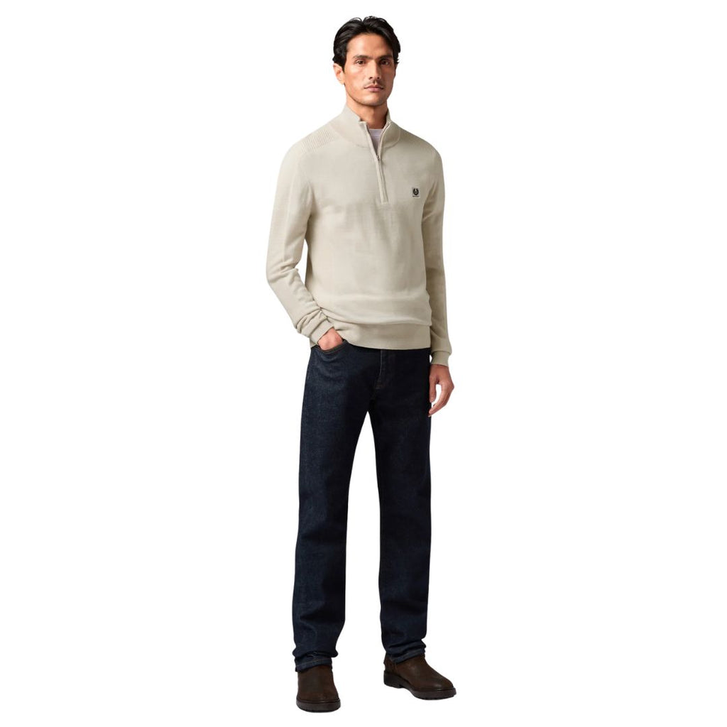 Golden Merino Mens Quarter Zip Jumper 106453