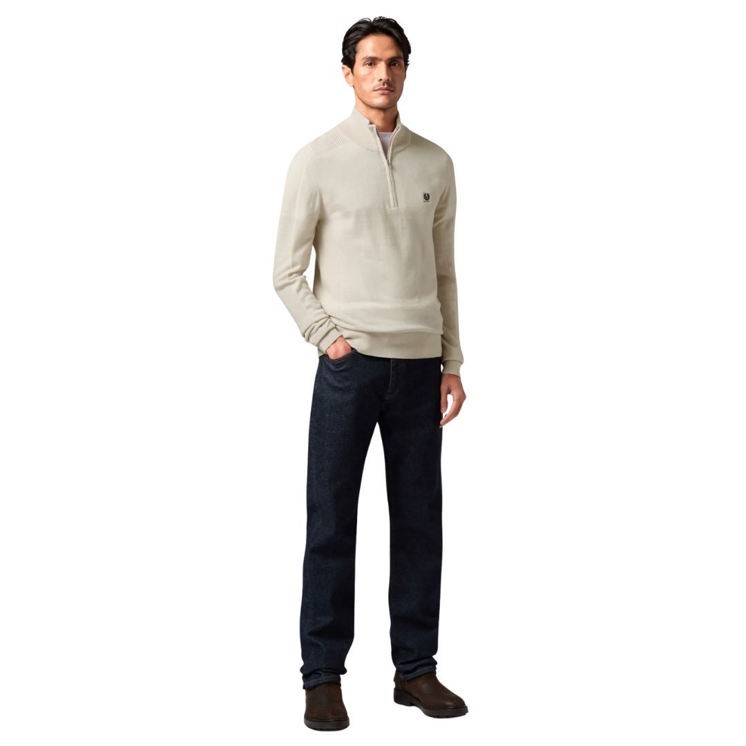 Golden Merino Mens Quarter Zip Jumper 106453