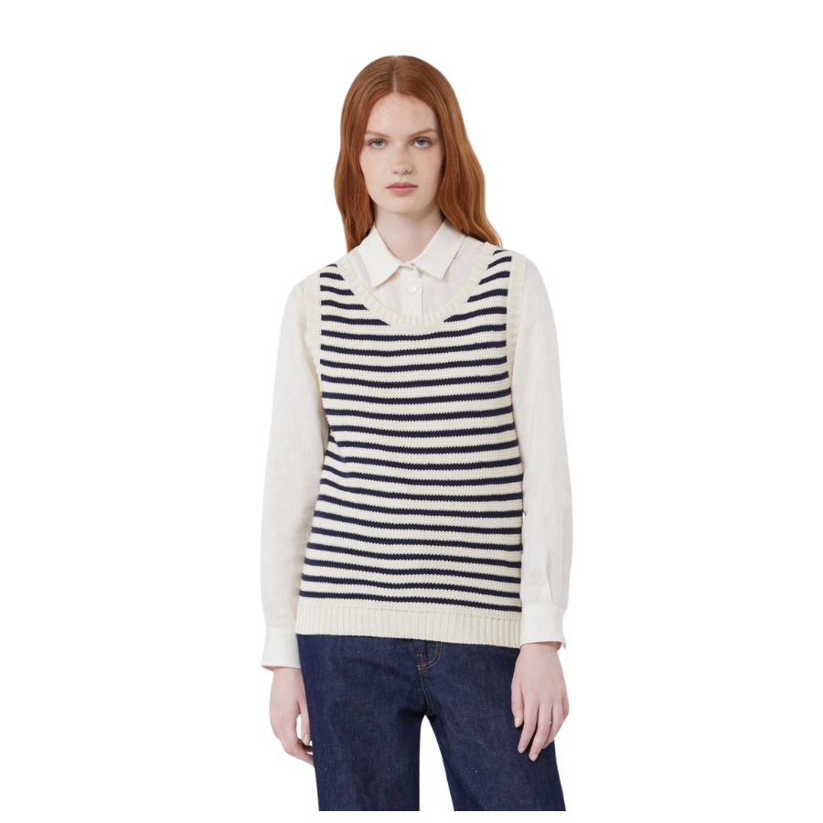 Madia Ribbed Cotton Yarn Womens Jumper 2615361072600