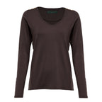 Long Sleeve V-Neck Womens Top
