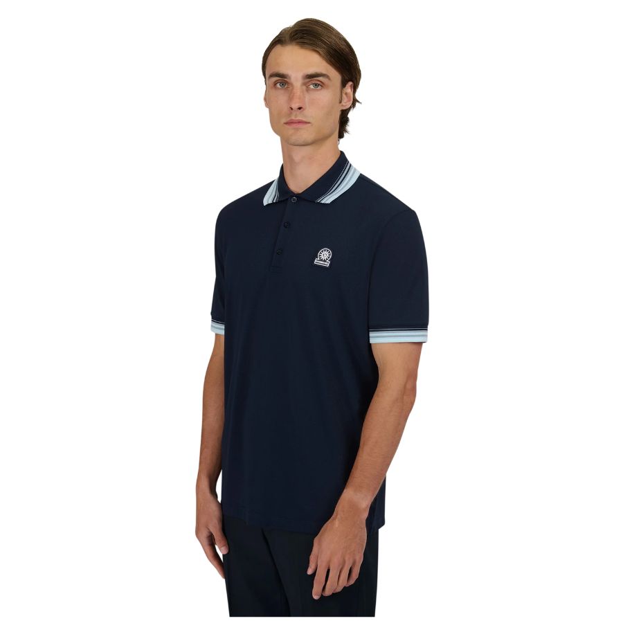 Gradient Rib Mens Polo Shirt MBP58