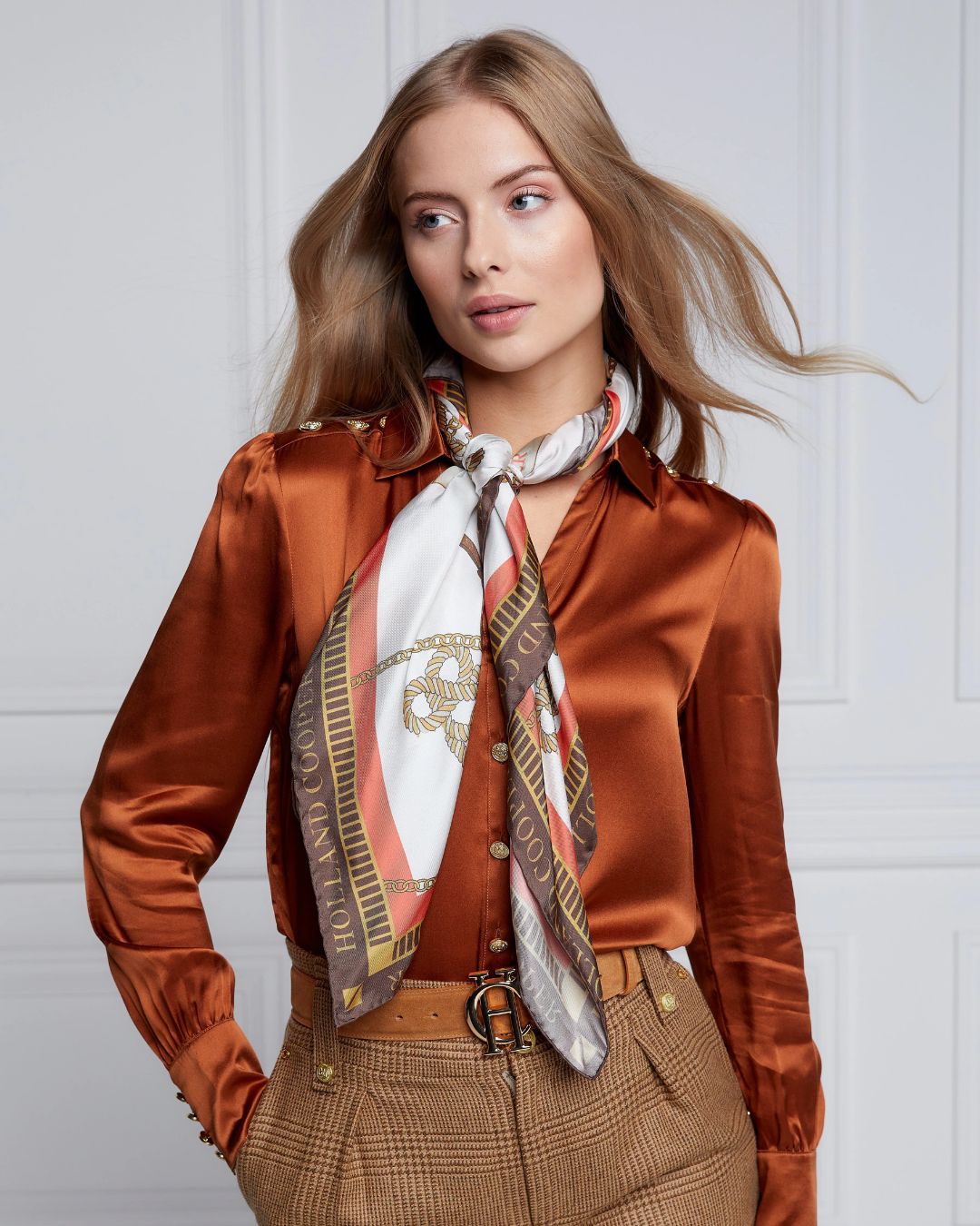 Regal Horse Silk Scarf