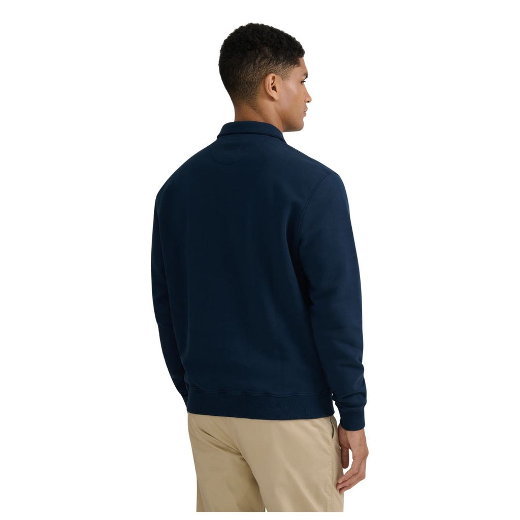 Quarter-Zip Polo Collar Mens Sweatshirt MBS24