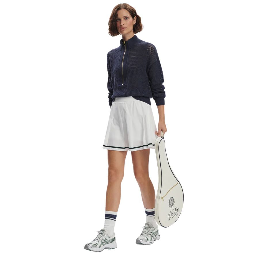 Aurora Half Zip Knit Womens Top VAR01813