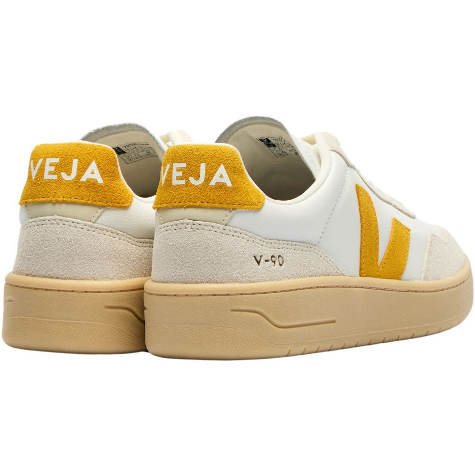 V-90 Leather White Toscan Trainers