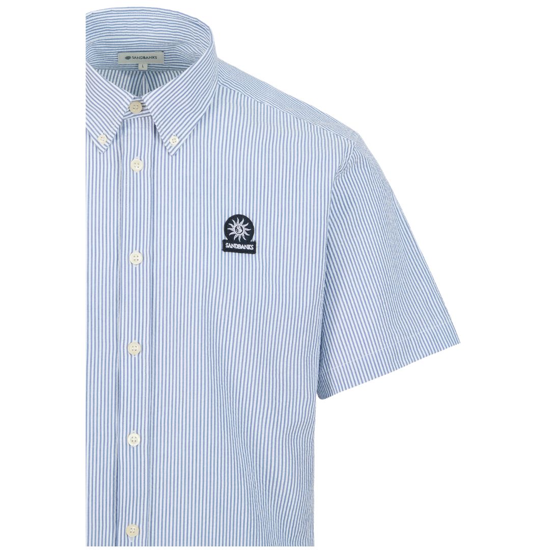 Seersucker Mens Shirt MST15