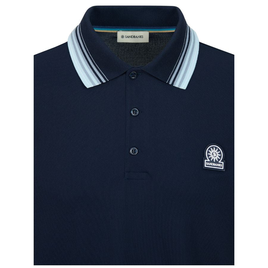 Gradient Rib Mens Polo Shirt MBP58