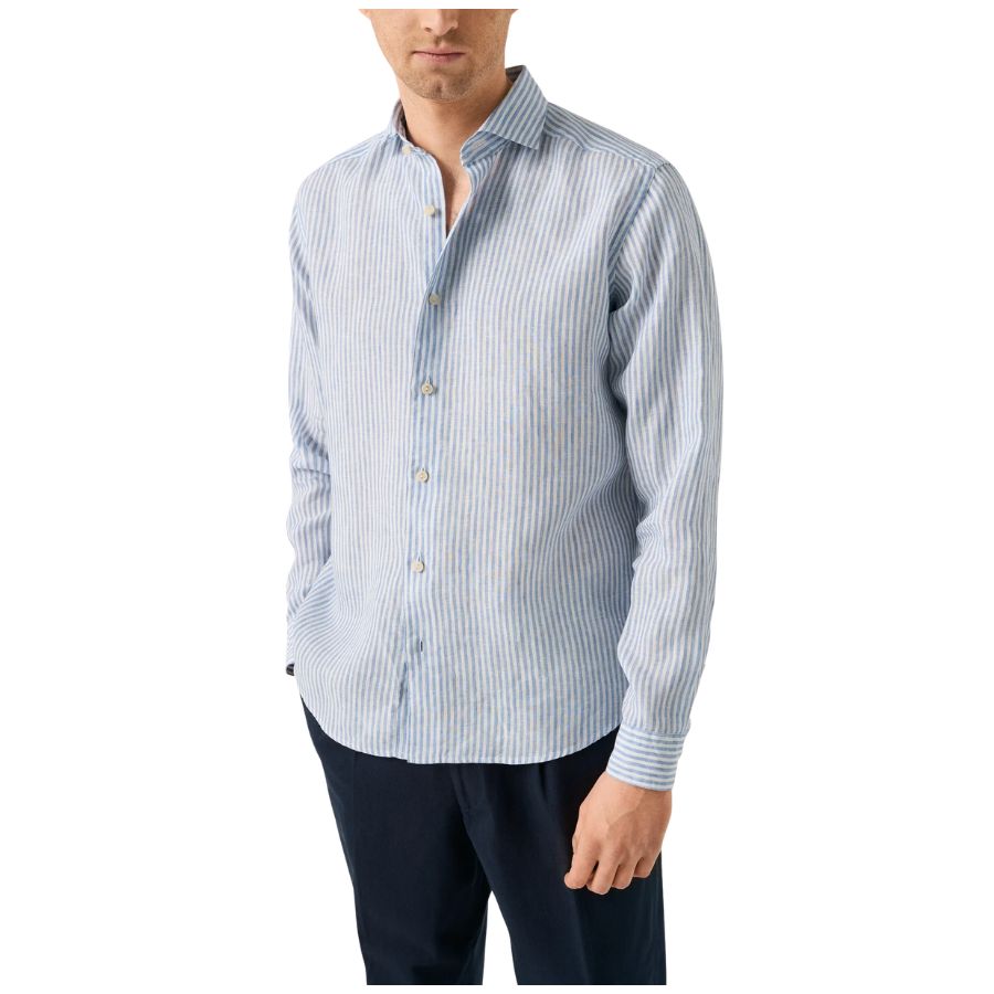 Striped Linen Shirt 100015058