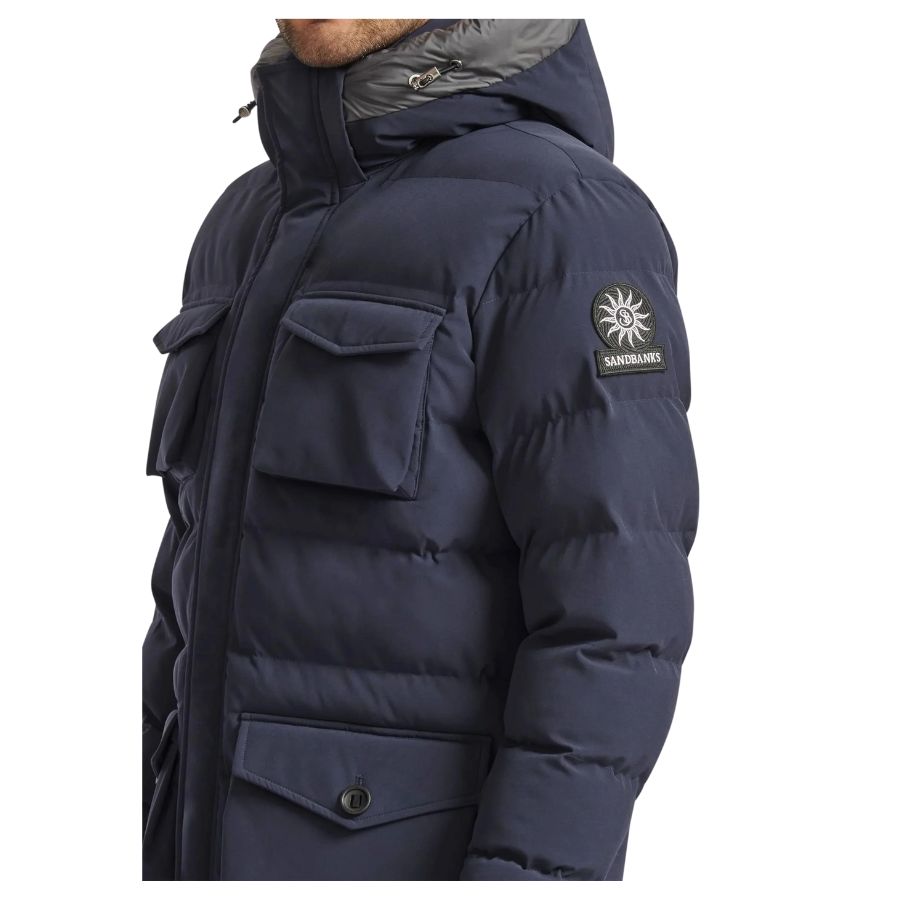 Branksome Long Puffer Mens Coat M06