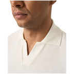 Waffle Open Collar Mens Polo Shirt 100014580
