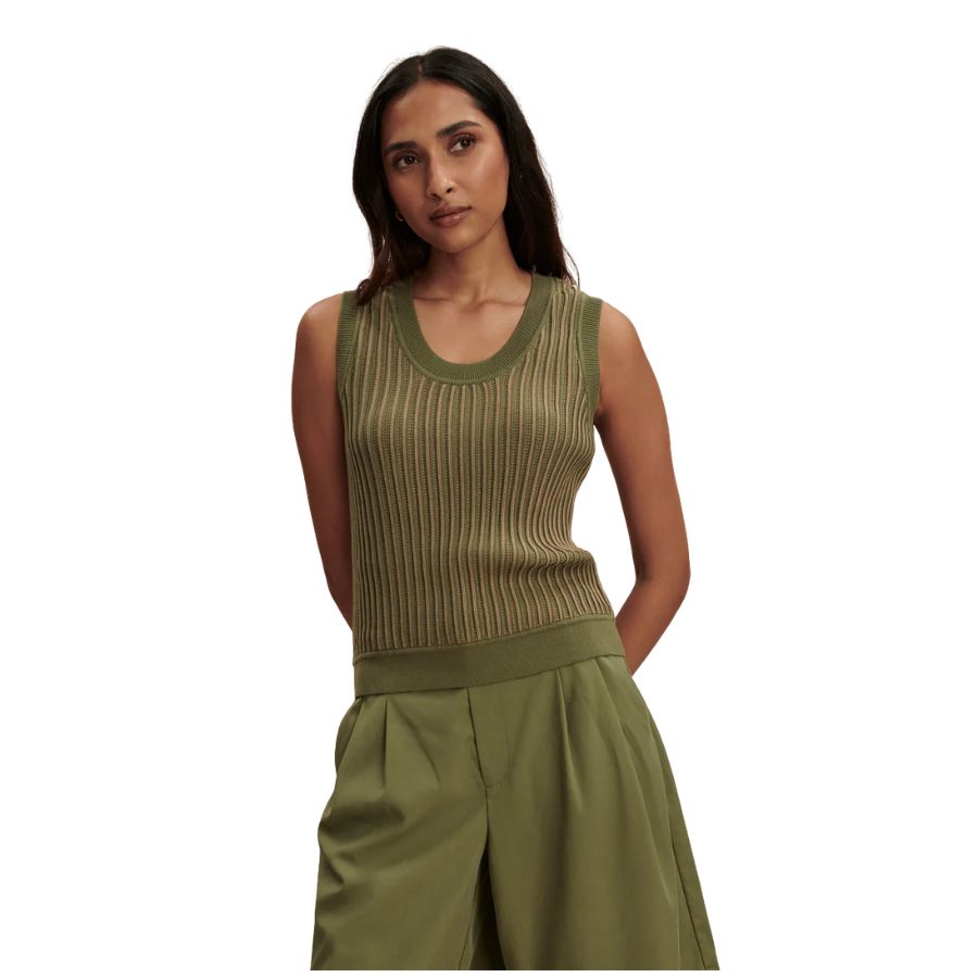 Aldcroft Stitch Knit Womens Tank Top VAR03295