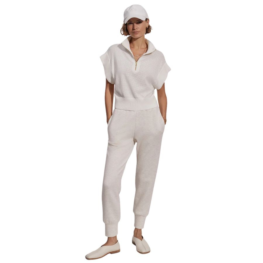 Fulton Cropped Knit Womens Top VAR01317