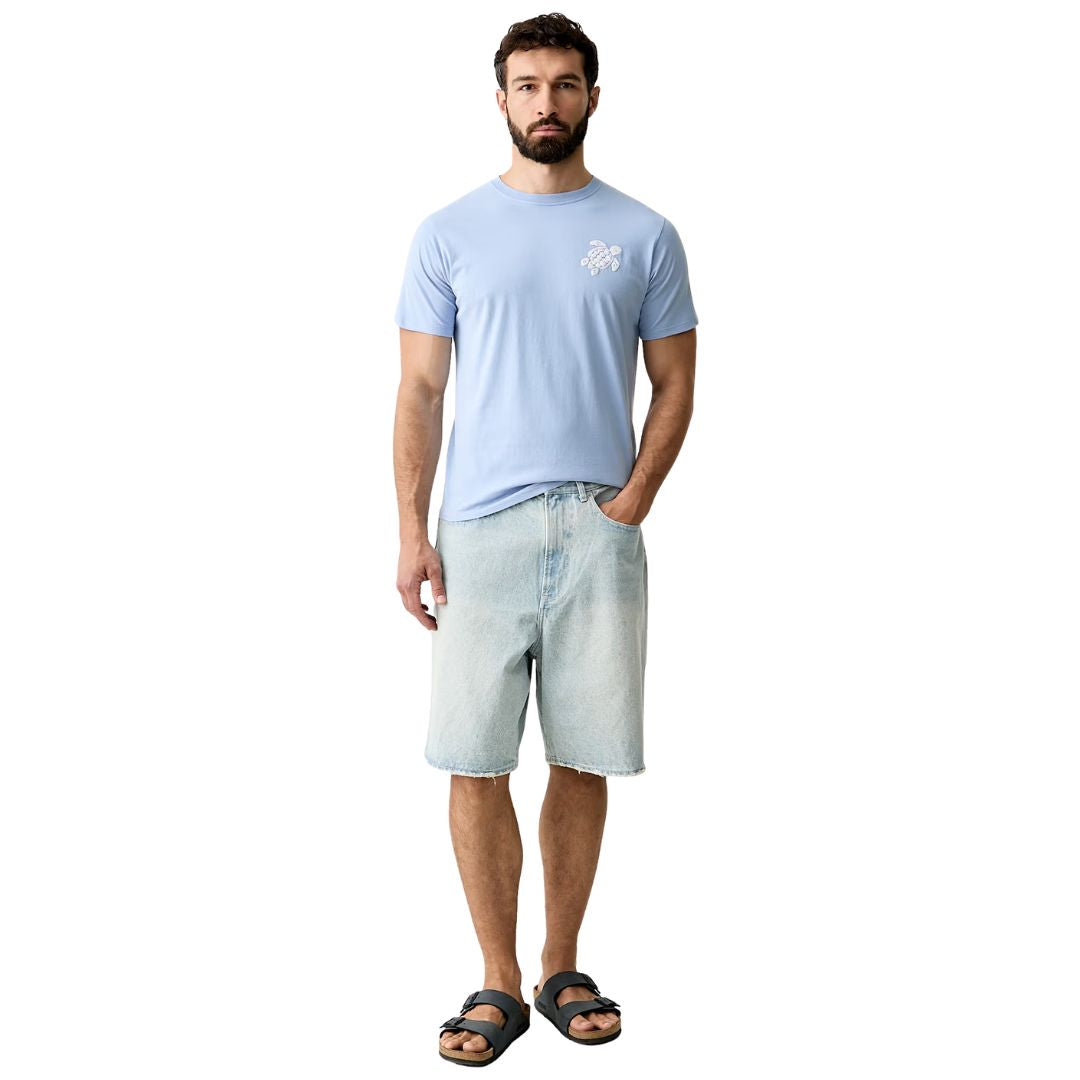 Partisol Embroidered Turtle Mens T-Shirt PSLCM919