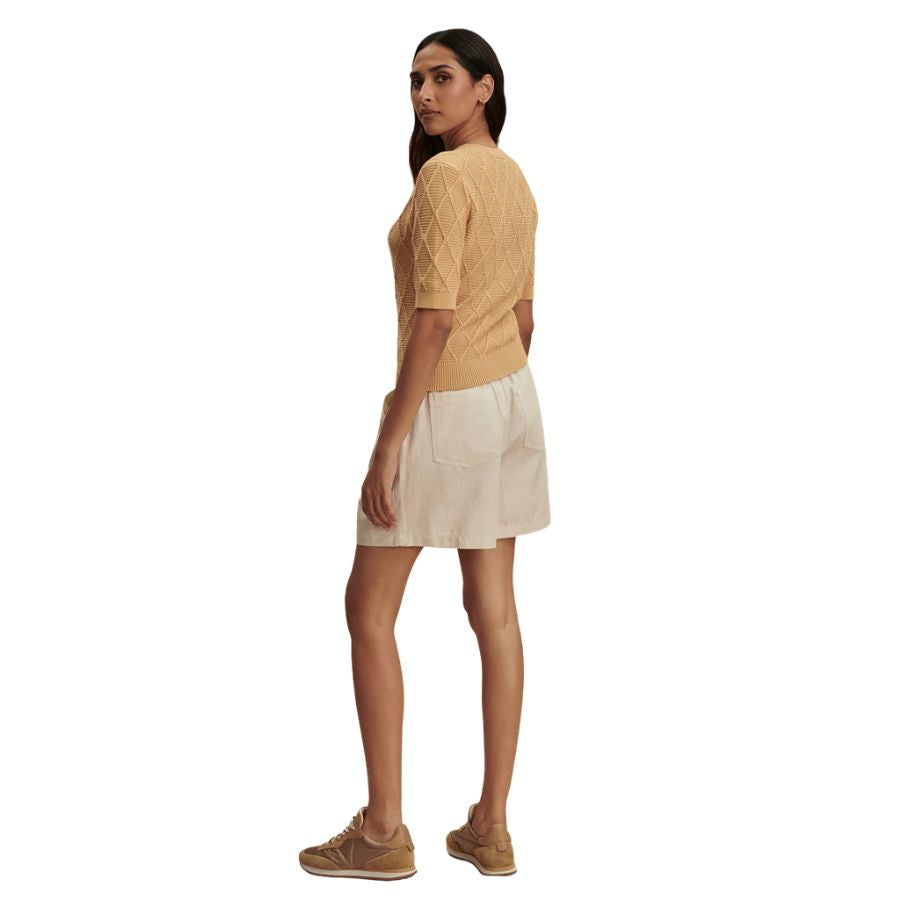 Merryn Diamond Knit Womens Top VAR03211