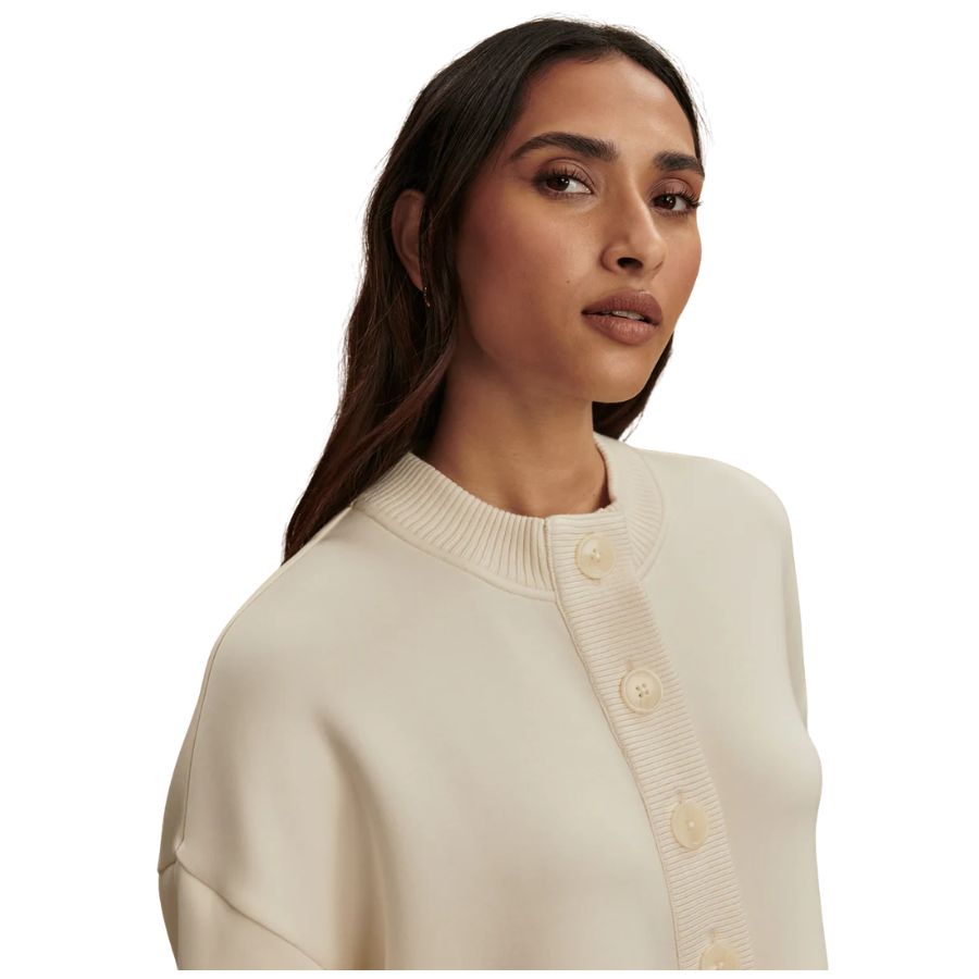 Reena Button Front Womens Sweatshirt VAR03387