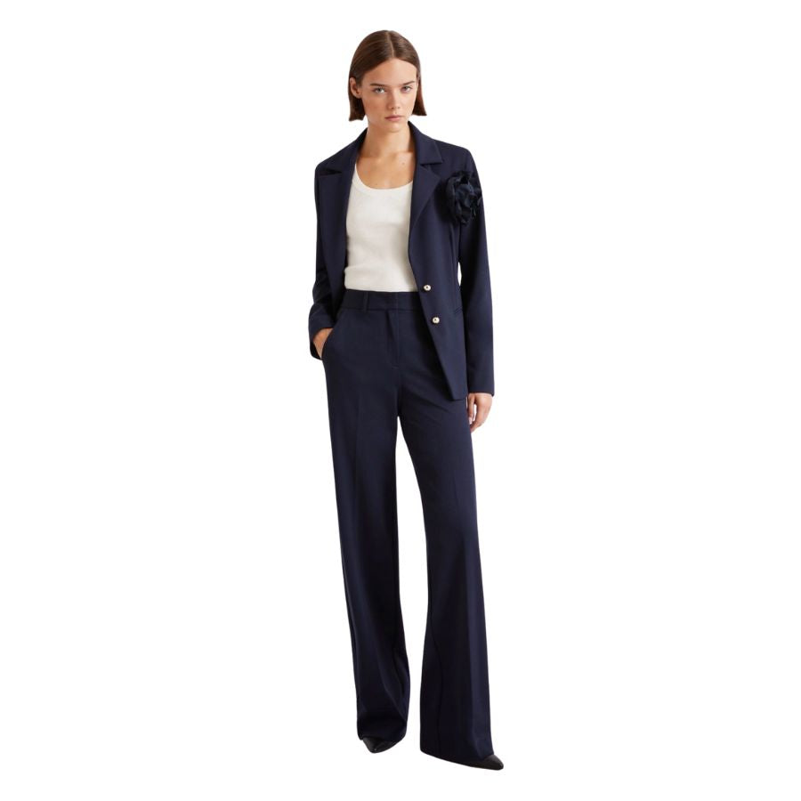 Clarino Slim Fit Jersey Womens Trousers 2613781034200