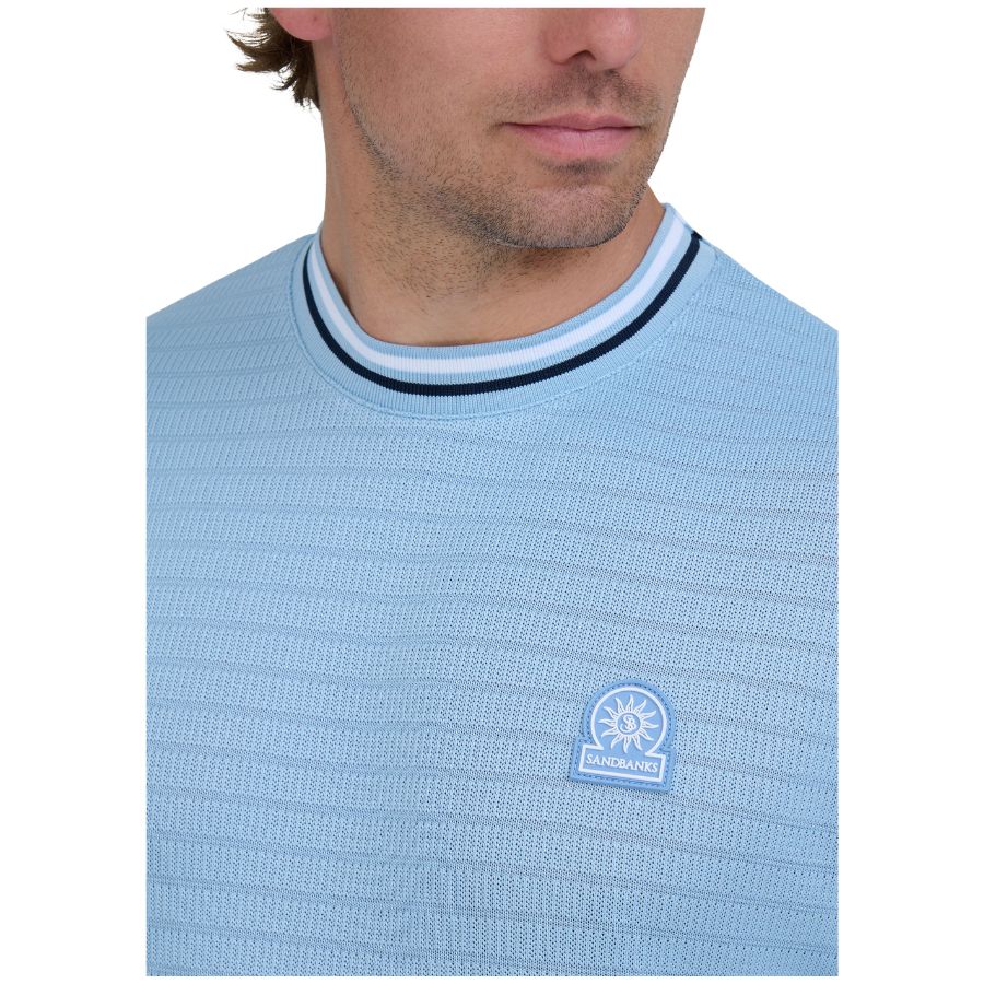 Textured Jacquard Mens T-Shirt MBT12