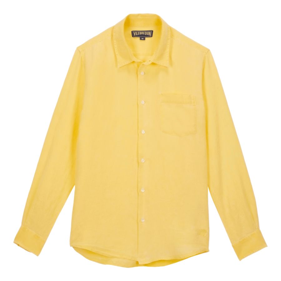 Caroubis Linen Long Sleeve Shirt CRSH9U10