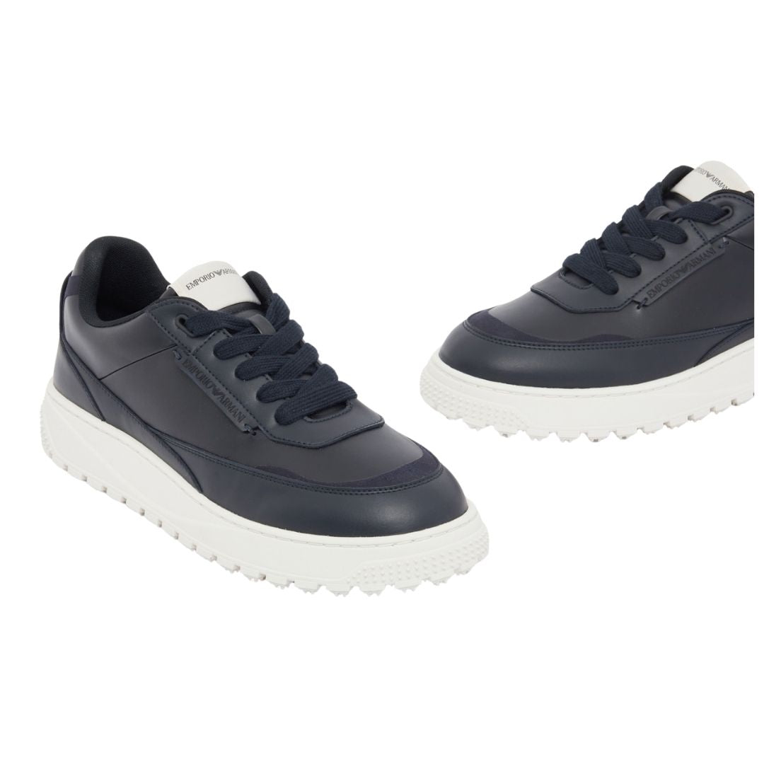 Smooth Leather Mens Lace-up Trainers EM003739 AF19724