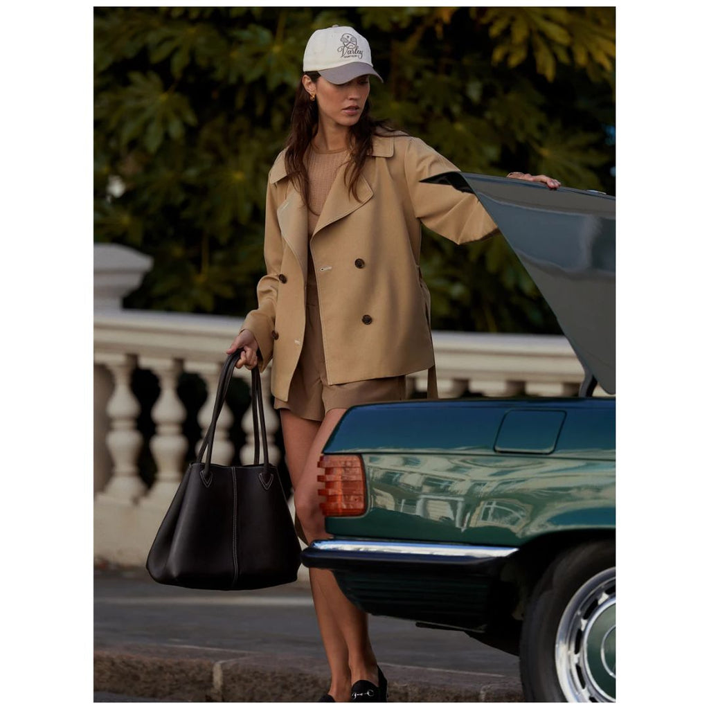 Maddox Womens Short Trench Coat VAR03329