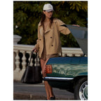 Maddox Womens Short Trench Coat VAR03329
