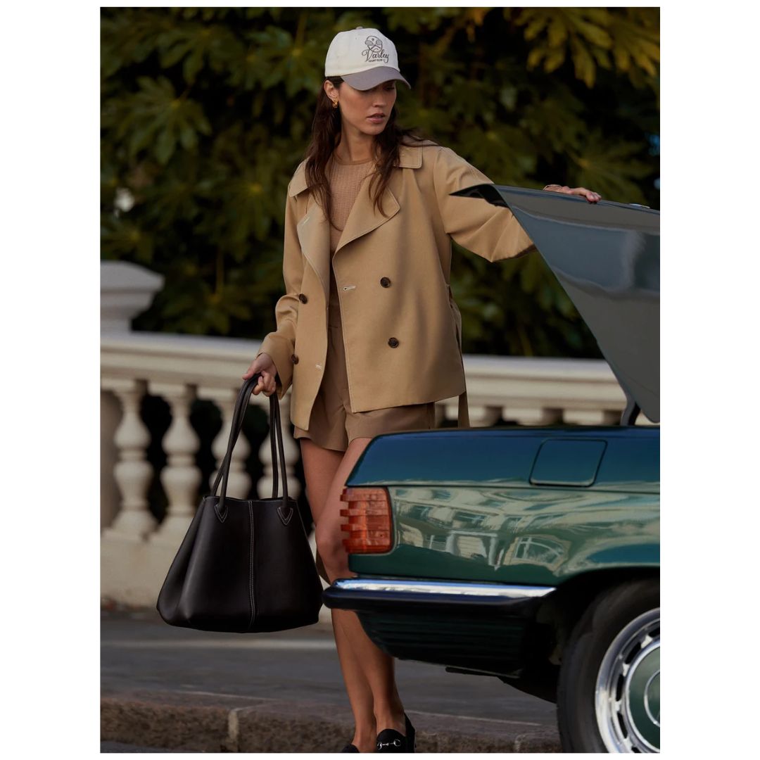 Maddox Womens Short Trench Coat VAR03329