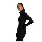 Supersoft fluted Roll Neck Womens Top