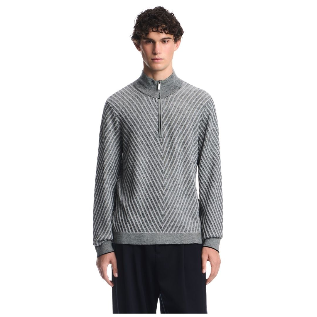 Signature Capsule 1/4 Zip Mens Jumper EM006316 AF27942