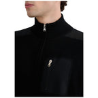 Technical Panelled Knit Zip Mens Jacket KNT96