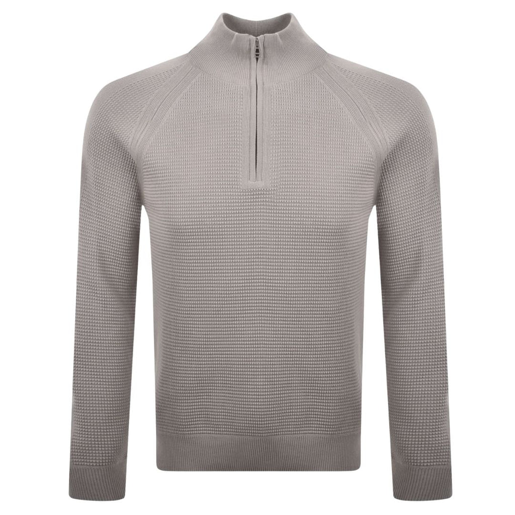 Bradwell Mens Q Zip Cotton Jumper 106465