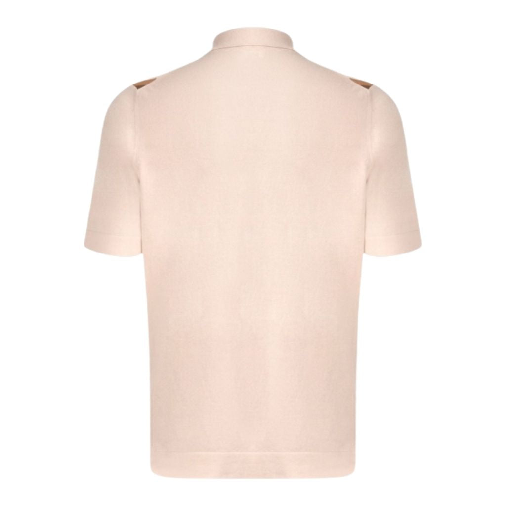 Herringbone Knitted Mens Polo Shirt 43194/20747
