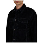Signature Capsule Mens Flocked Denim Jacket EM001175 AF27564
