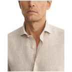Solid Linen Shirt 100014797