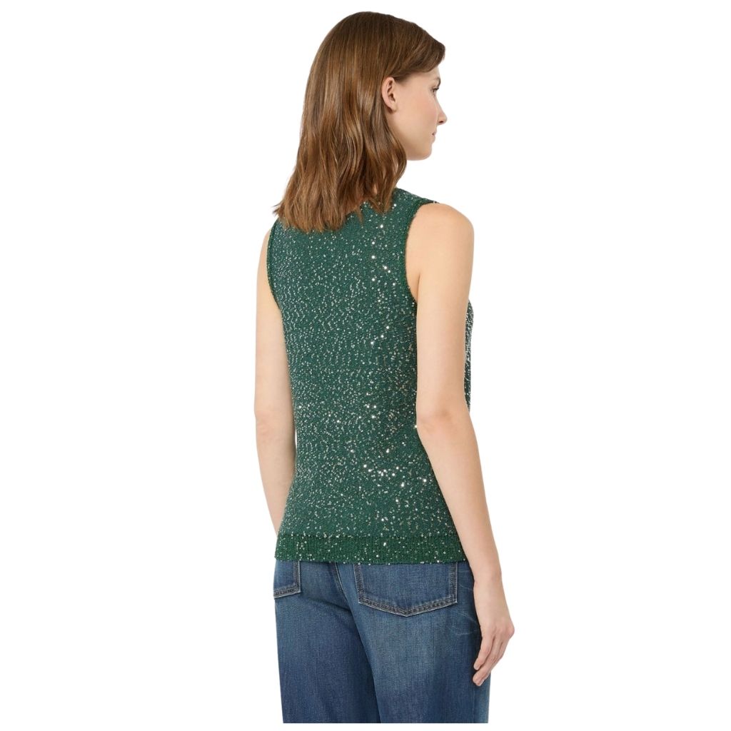 Milord Sequin Detail Womens Sleeveless Top 2625366171600
