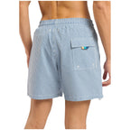 Striped Seersucker Mens Swim Shorts SWM17