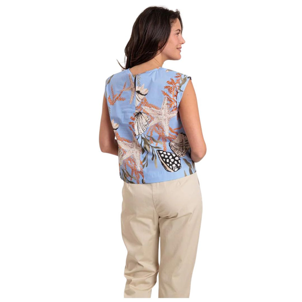 Affine Cotton Blend Womens Top 2613161102200