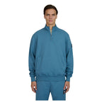 Badge Logo Mens Quarter Zip Sweatshirt MBS16