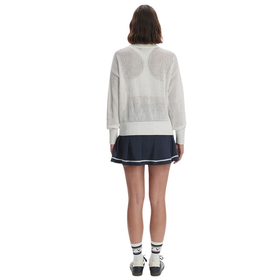 Aurora Half Zip Knit Womens Top VAR01813