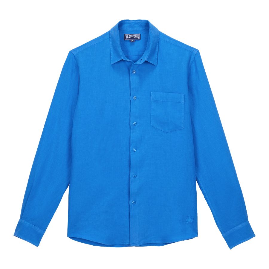 Caroubis Linen Long Sleeve Shirt CRSH9U10