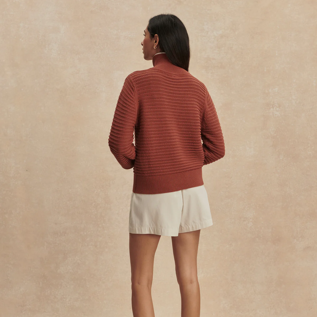 Morwenna 1/2 Zip Knit Womens Jumper VAR03185