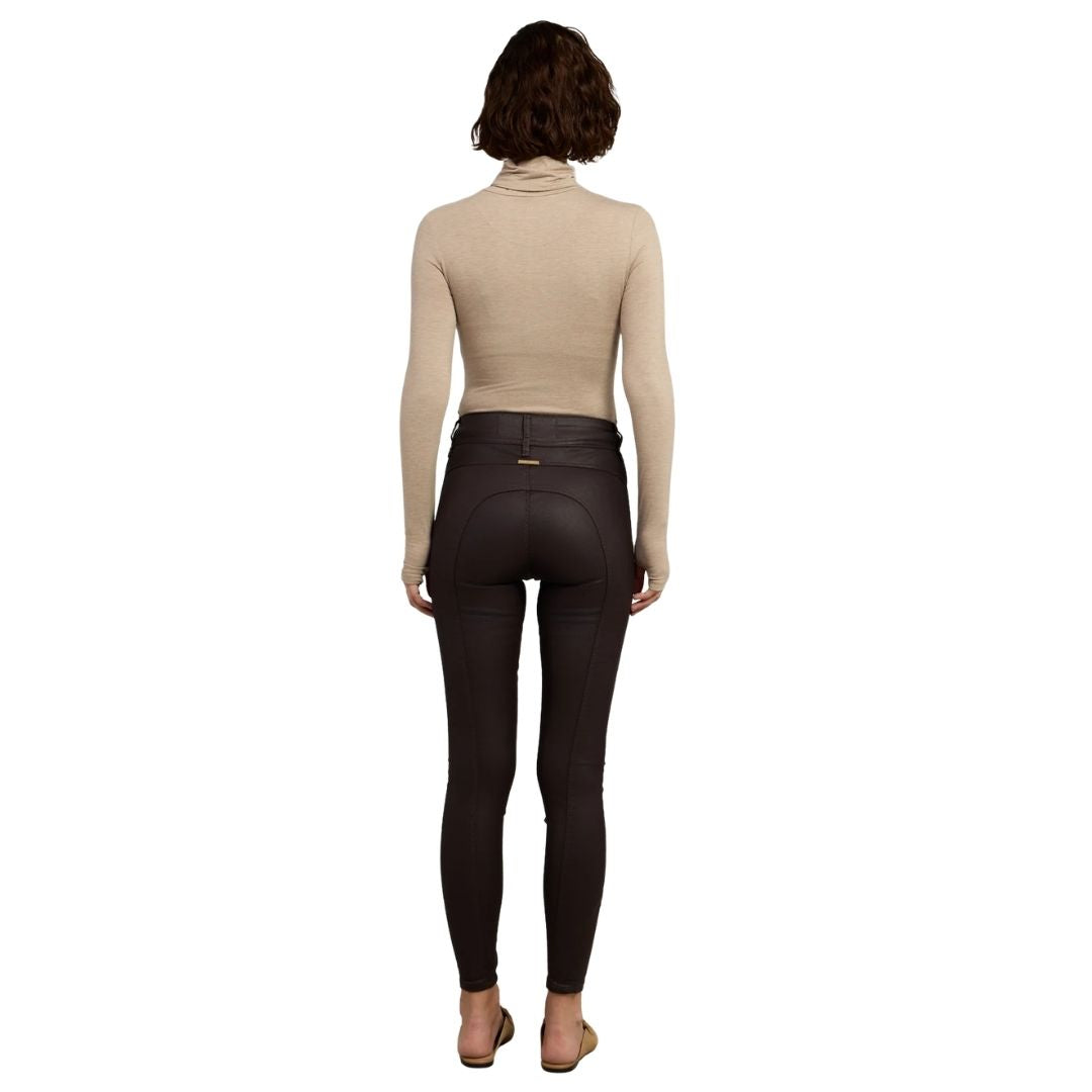 Coated Jodhpur Womens Jeans