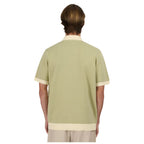 Knitted Full Button Mens Polo Shirt KNT66