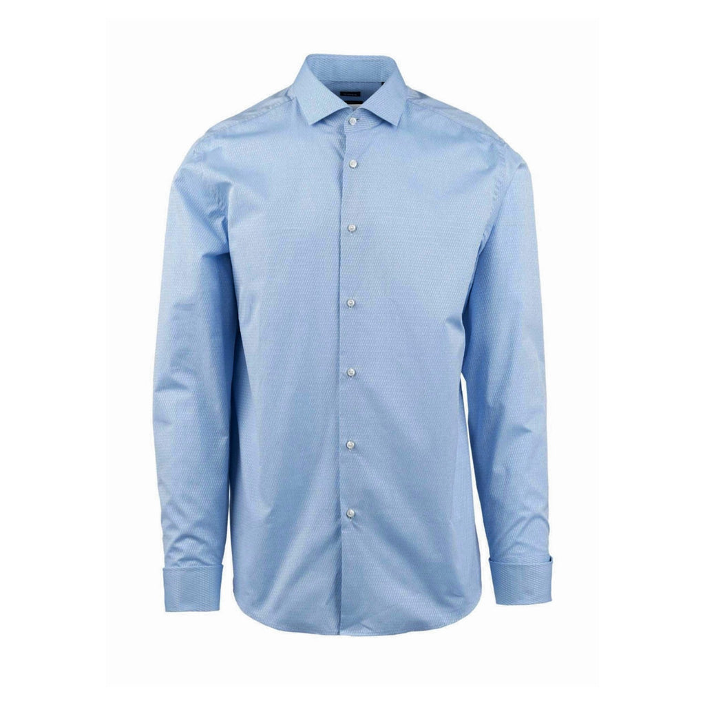 H-HANK Spread DC-214 Slim Fit Structured Cotton Shirt 50539229