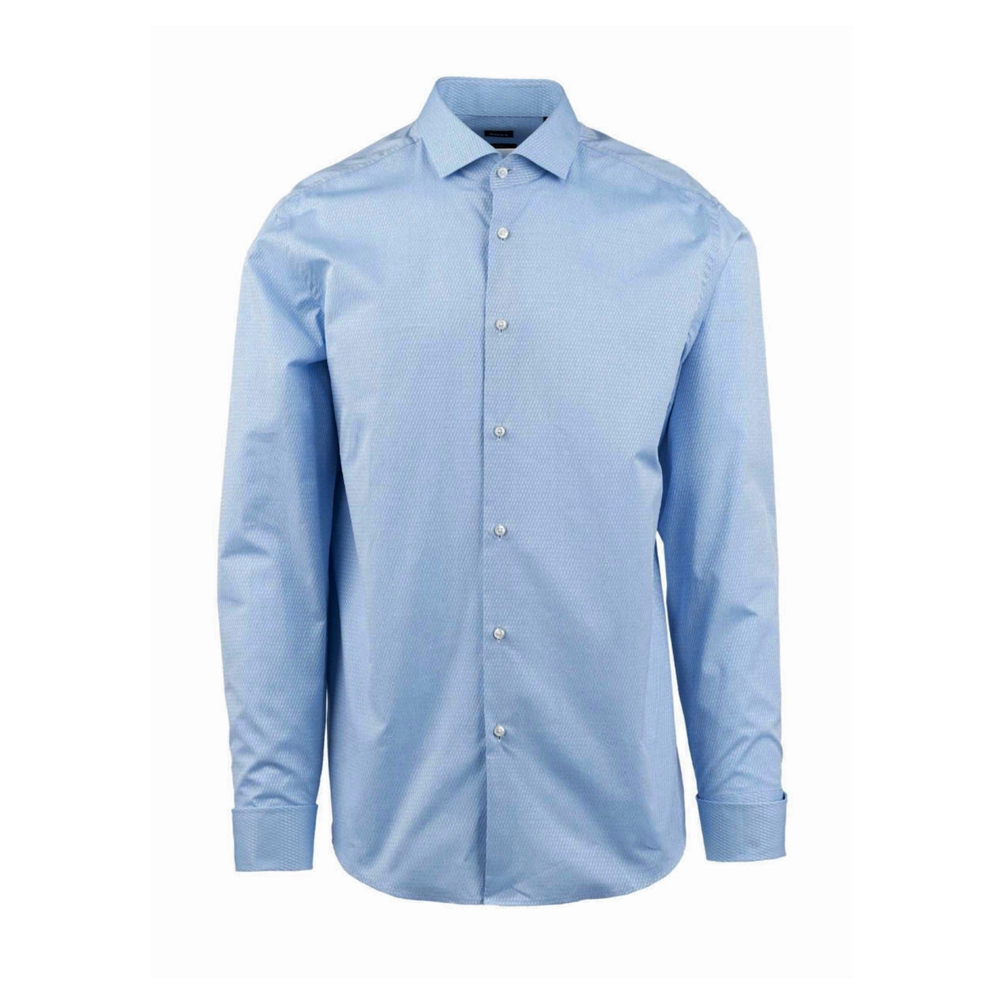 H-HANK Spread DC-214 Slim Fit Structured Cotton Shirt 50539229