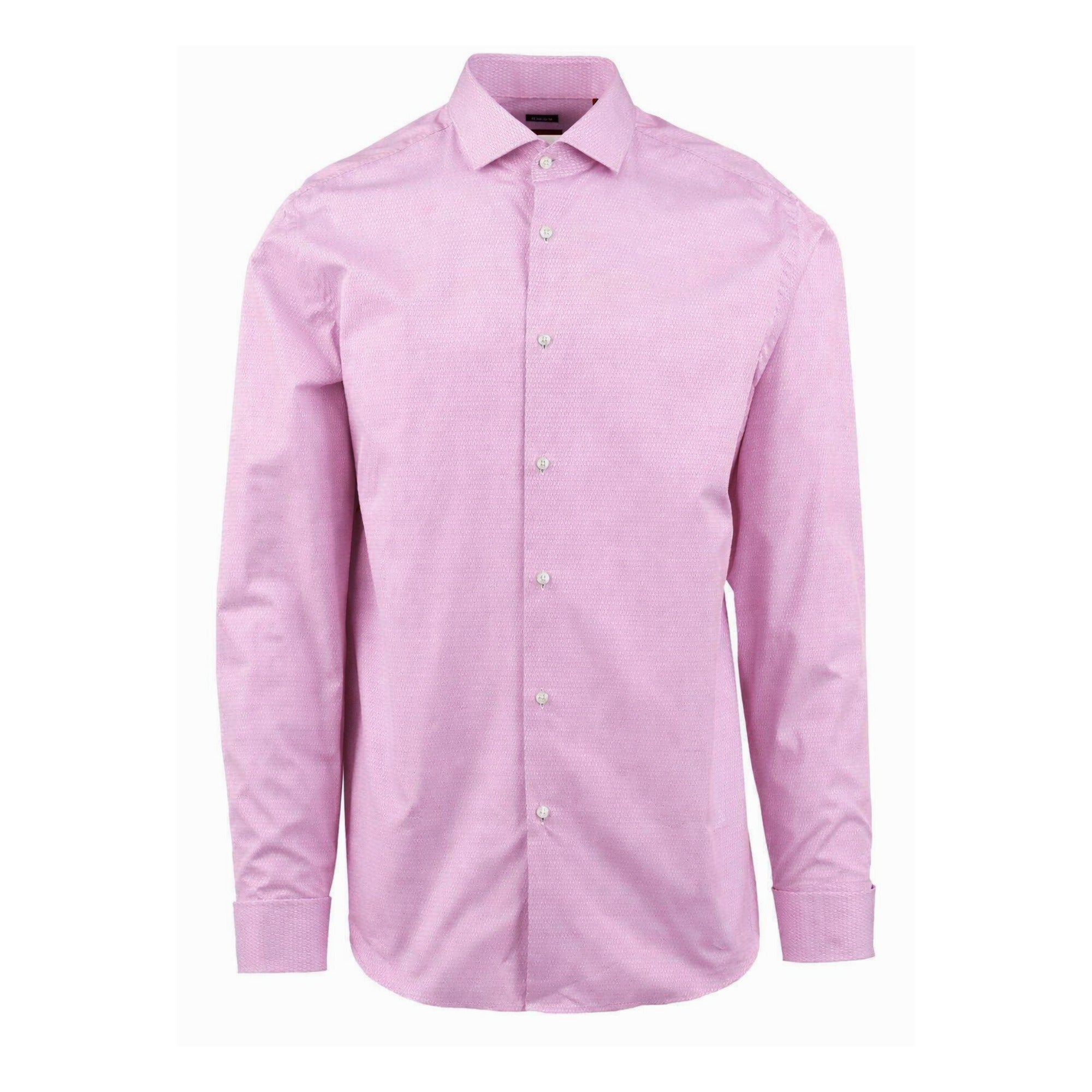 H-HANK Spread DC-214 Slim Fit Structured Cotton Shirt 50539229