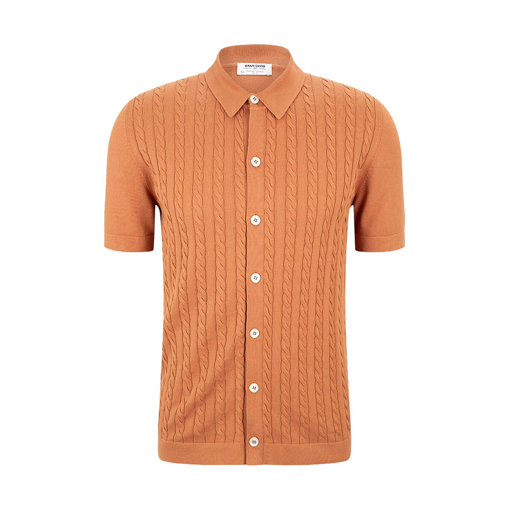 Cable Knit Mens Shirt 57173/18167