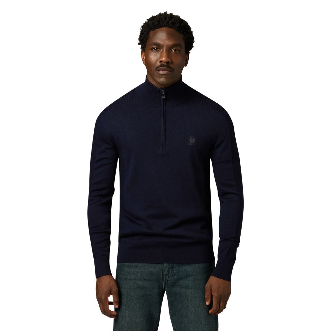 Golden Merino Mens Quarter Zip Jumper 106453